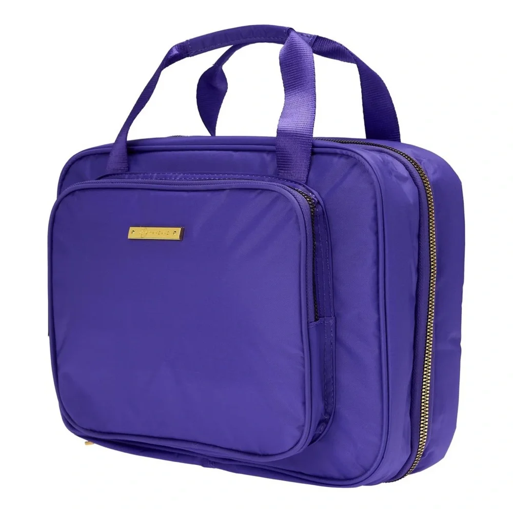 Joy Mangano Tan Toiletries Bag Duo